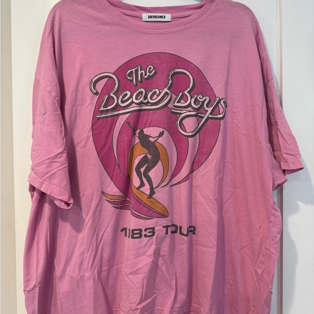 Daydreamer Pink Beach Boys O/S tee